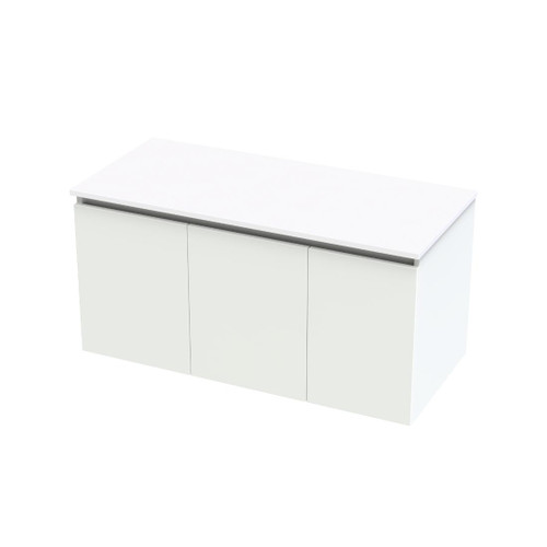 Pinnacle Pro Vanity 1000mm Classic Wall White Melamine