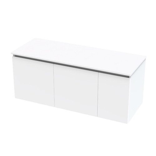 Pinnacle Pro Vanity 1200mm Classic Wall Ultra Gloss White