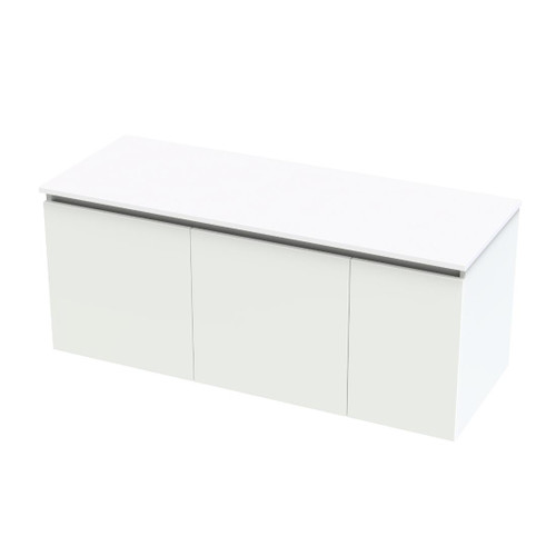 Pinnacle Pro Vanity 1200mm Classic Wall White Melamine