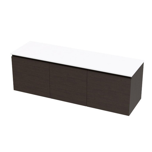 Pinnacle Pro Vanity 1500mm Double Bowl Classic Wall Colour