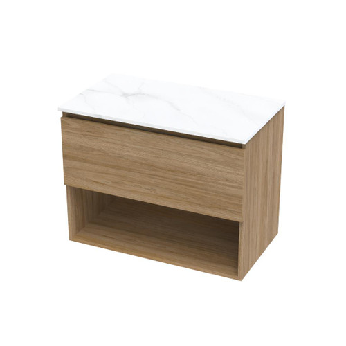 Pinnacle Pro Arctic Vanity 800mm Drawer Open Colour