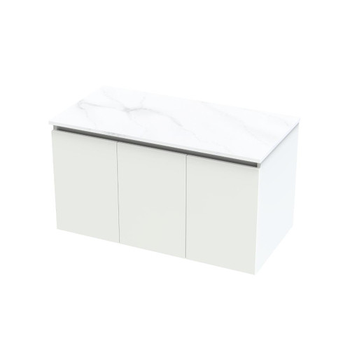 Pinnacle Pro Arctic Vanity 900mm Classic Wall Ultra Gloss White