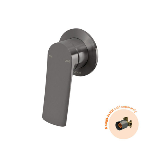 Kusabi Shower / Wall Mixer SwitchMix Fit-Off Kit Brushed Carbon