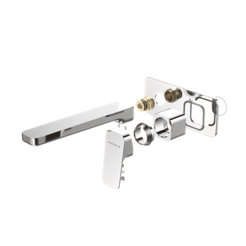Waipori MK2 Wall Basin/Bath Mixer Trim Kit Chrome Lead Free
