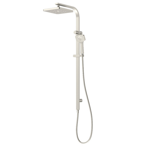 Waipori MK2 Rail Shower Brushed Nickel With Overhead 3 Star