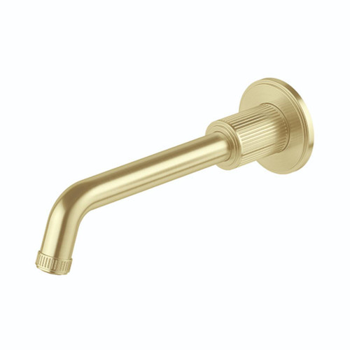 Wiltern Wall Basin / Bath Outlet 190mm Brushed Gold