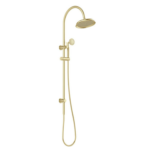 Wiltern Twin Shower Brushed Gold