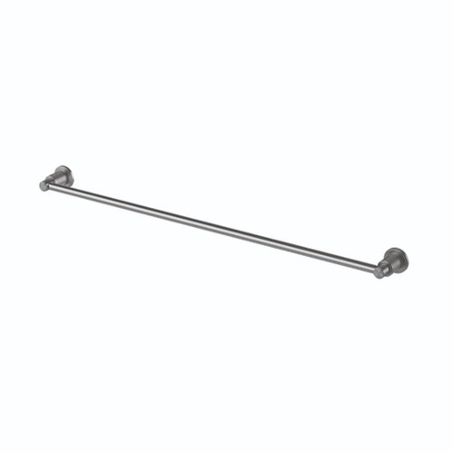 Wiltern Single Towel Rail 800mm Brushed Carbon