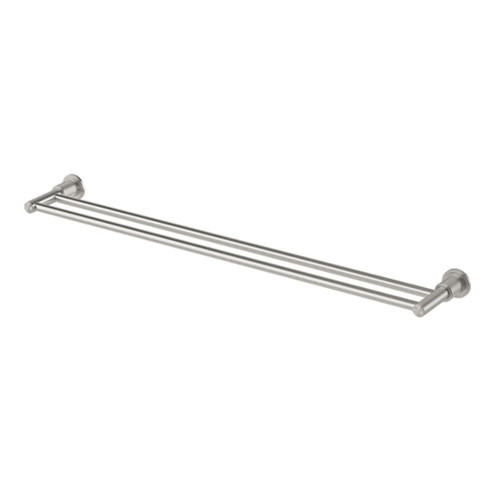 Wiltern Double Towel Rail 800mm Brushed Nickel