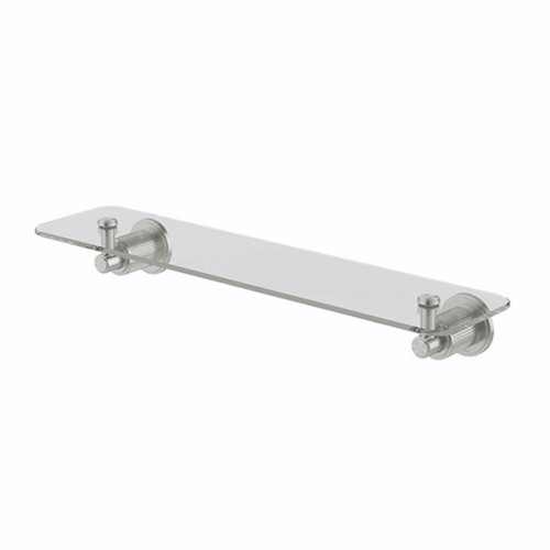 Wiltern Glass Shelf 450mm Brushed Nickel