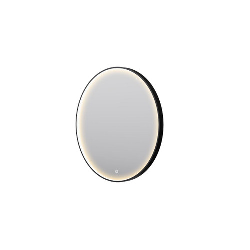 Mirrox Eclipse Front Lit LED Mirror Round Black 600mm dia