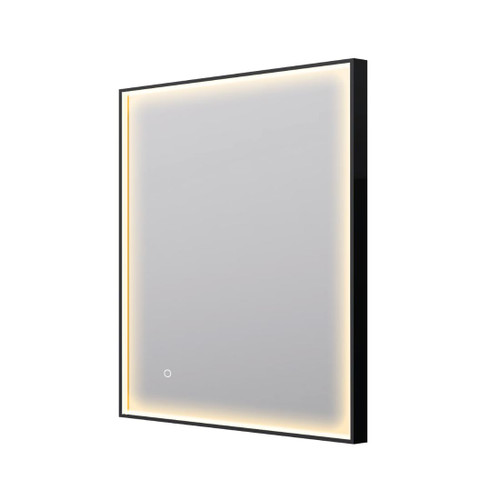 Mirrox Eclipse Front Lit LED Mirror Rectangle Black 900 x 750mm