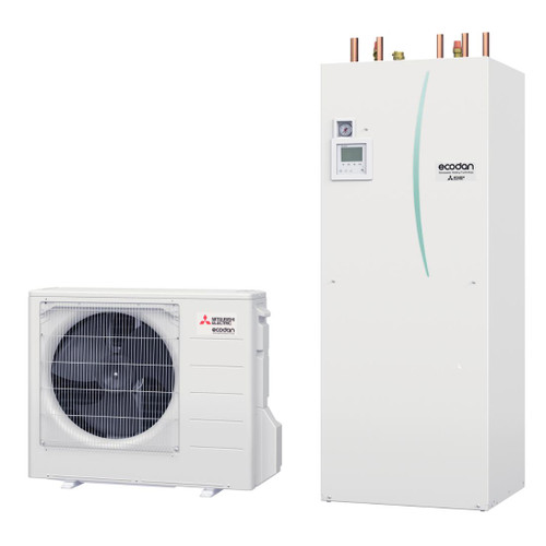 Ecodan CO2 Hot Water Heat Pump Bundle with QUHZ-W40VA and EHPTQ20X-VM2EA
