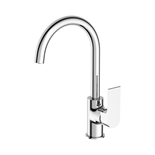Bianca Kitchen Mixer Gooseneck Spout All Pressure Chrome