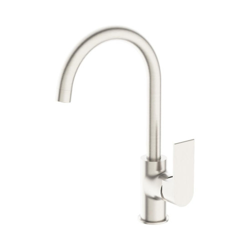 Bianca Kitchen Mixer Gooseneck Spout All Pressure Brushed Nickel