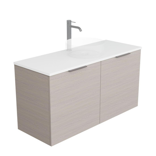 Kylo Vanity 1200mm Centre Basin Double Drawer & Hidden Drawers Include Top