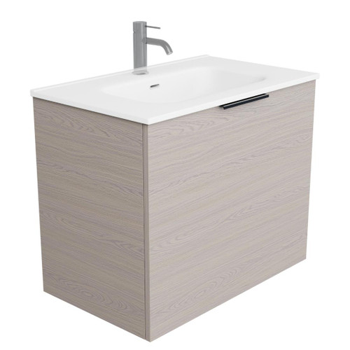 Kylo Vanity 750mm Centre Integrated Basin Single Drawer Include Gloss White Top