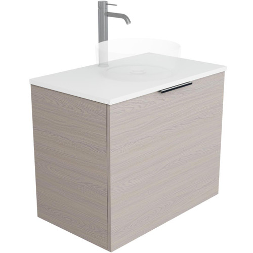 Kylo Vanity 750mm Centre Basin Single Drawer & Hidden Drawer Include Top