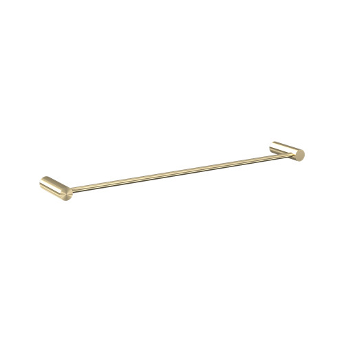 Lumi Single Towel Rail 450mm Brushed Gold