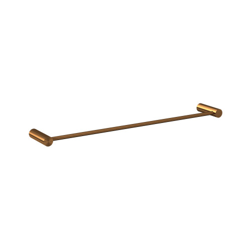 Lumi Single Towel Rail 450mm Brushed Bronze