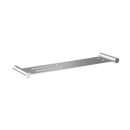 Lumi Metal Shower Shelf 400mm Brushed Stainless Finish