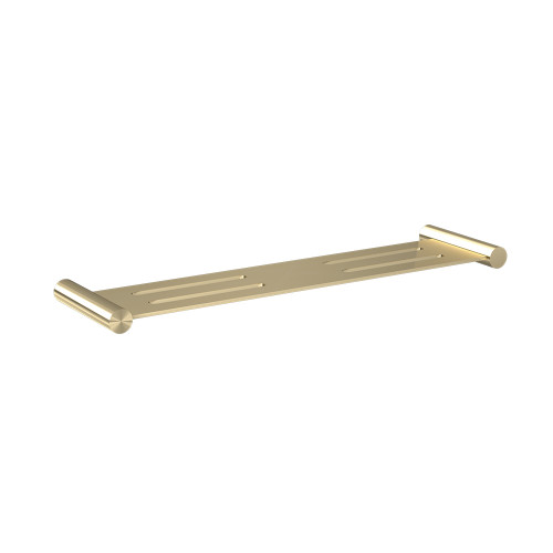 Lumi Metal Shower Shelf 400mm Brushed Gold