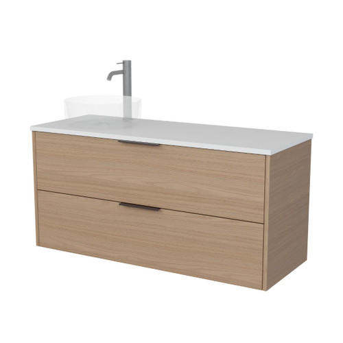 Vexa Vanity 1200mm Left Offset Double Drawer Include Top