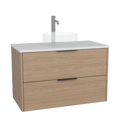 Vexa Vanity 900mm Centre Basin Double Drawer Include Top