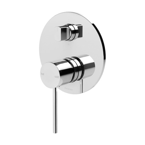 Vivid Slimline Shower / Bath Diverter Mixer SwitchMix Chrome