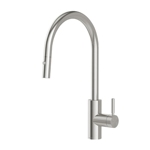 Vivid MKII Sink Mixer Pull Out 230mm L Shaped Stainless Steel
