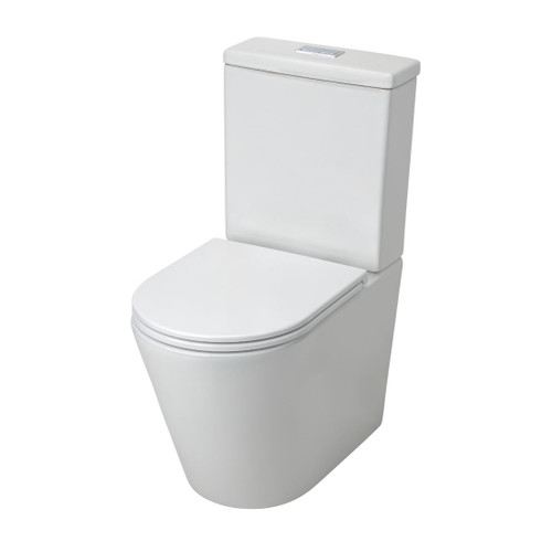 Toledo Wall Faced Toilet Suite Turboflow S - Pan
