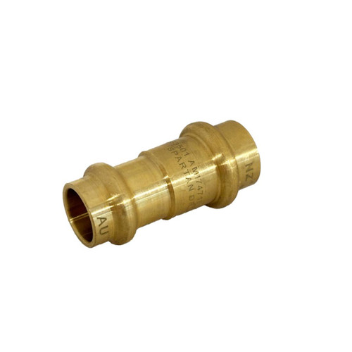 Spartan NZ Copper Press Water Coupling 15mm NZ x 15mm AU Lead Free