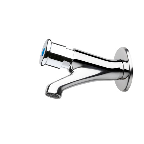 Commercial Time Flow Tap Wall Mounted Chrome 729151