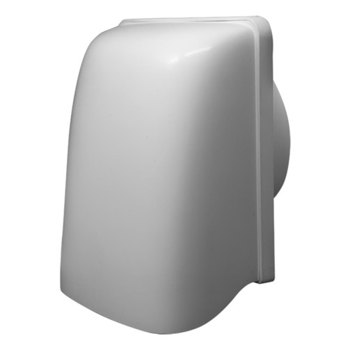 Chateau Weather Proof Cowl 125mm White Hangsell