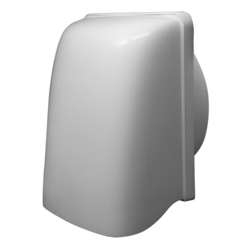 Chateau Weather Proof Cowl 150mm White Hangsell