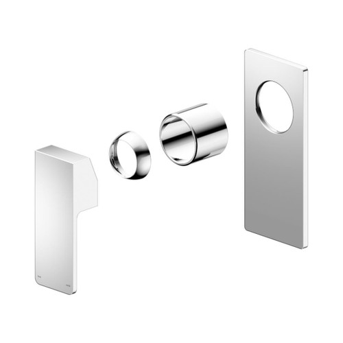 Celia Shower Mixer Rectangular Backplate Trim Kits Only Chrome