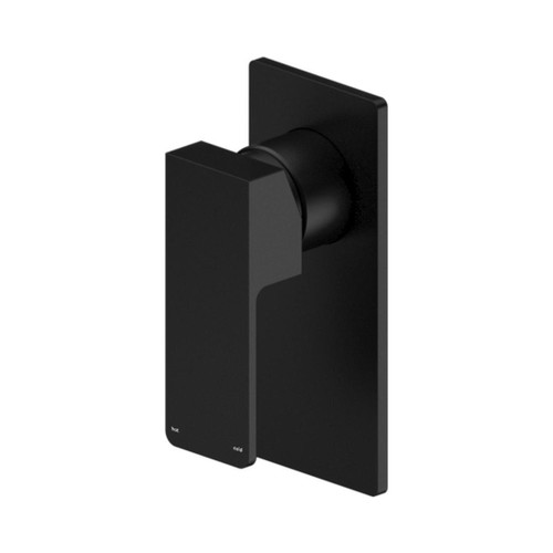 Celia Shower Mixer Rectangular Backplate Matte Black
