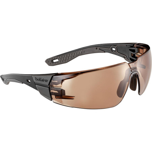 Rush+ 2.0 Safety Glasses Platinum Bronze PC Lens