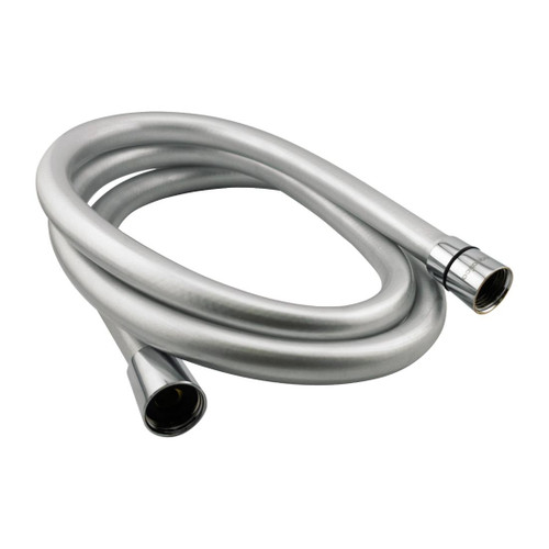Shower Hose PVC 1500mm Wide Bore Matte Silver