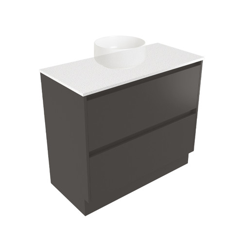 Fucina Vanity Floor 900 Motion E Stone Top 2 Drawer Bullet
