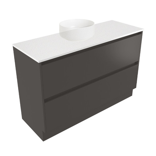 Fucina Vanity Floor 1190 Motion E Stone Top 2 Drawer Bullet