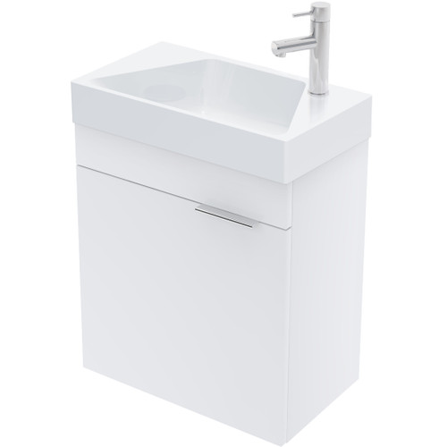 Urban 2.0 Wall Hung Vanity 1 Door 400mm Matte White