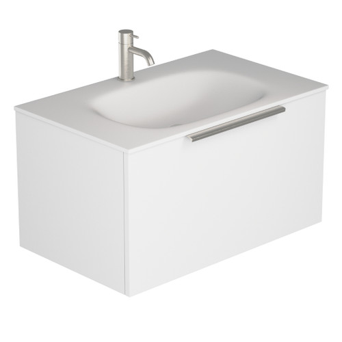 Urban 2.0 Wall Hung Vanity 1-drawer 750mm Matte White