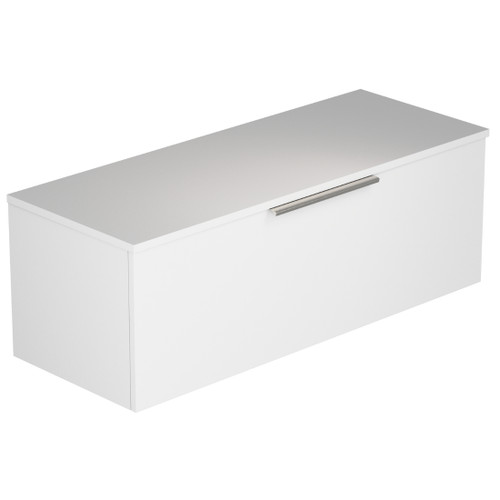 Urban 2.0 Wall Hung Vanity Solid Surface Top 1-drawer 1200mm Matte White