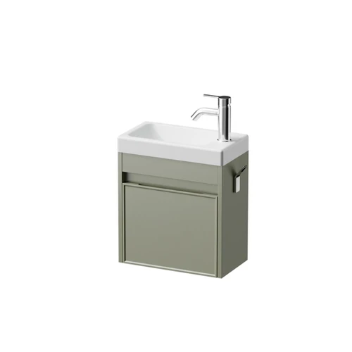 Mode Vanity 22 Console 400 1 Door Wall Right Hinged Door Atmoss Eli Matte Basin Brussels Panel