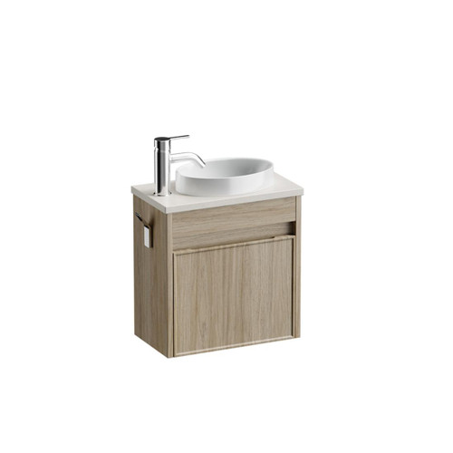 Mode Vanity 22 Benchtop 400 1 Door Wall Left Hinged Door Baroque Sugar Cream Benchtop Joy Basin Brussels Panel