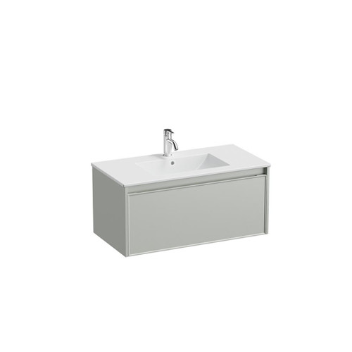 Mode Vanity 46 Console 900 1 Drawer Wall Pistachio Rubik Matte Basin Brussels Panel