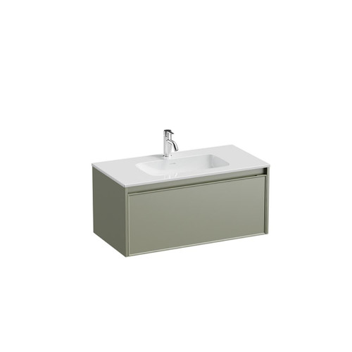 Mode Vanity 46 Console 900 1 Drawer Wall Atmoss Cleo Gloss Basin Brussels Panel