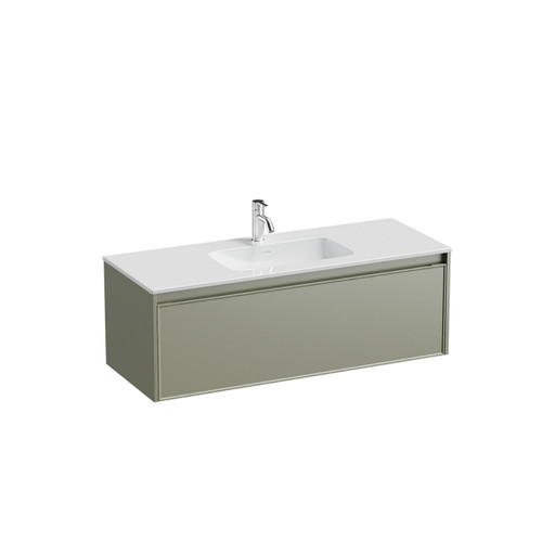 Mode Vanity 46 Console 1200 Single Bowl 1 Drawer Wall Atmoss Cleo Gloss Basin Brussels Panel