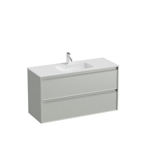 Mode Vanity 46 Console 1200 Single Bowl 2 Drawer Maxi Wall Pistachio Cleo Gloss Basin Brussels Panel
